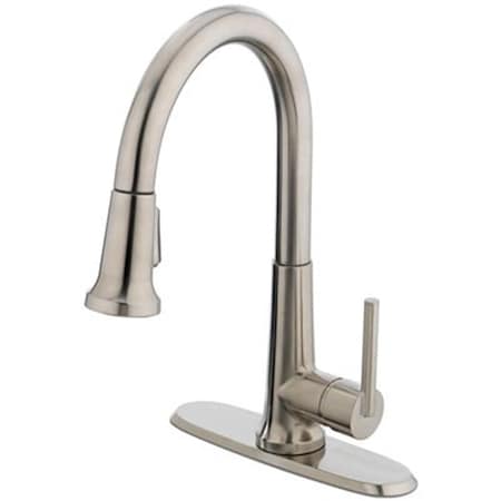 Homewerks HomePointe Kitchen Faucet with Single Handle - Brushed Nickel 239958